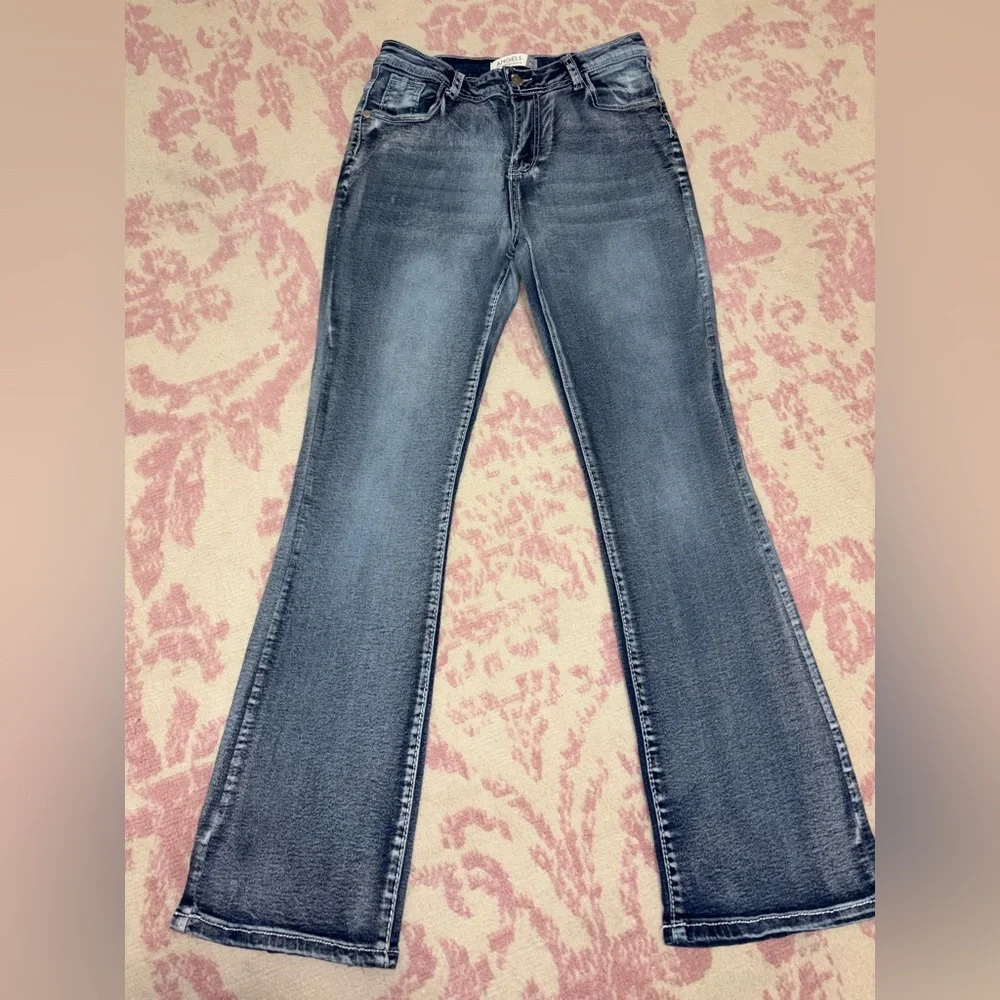 Angels of Difference High Rise Boot Cut Flare Leg Western Jeans Women’s 8/29